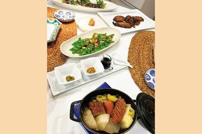 インスタグラムに登場するリアルな食卓。「ぱっと作れて、身体を彩るものを」という考えのもと、この日も和風ポトフをはじめとするメニューがずらり!