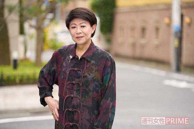 「死は必ず通る道だから怖くないの。体調が悪くなると近づいているのかしら？と思うけど、はねのけるわ（笑）」　撮影／伊藤和幸