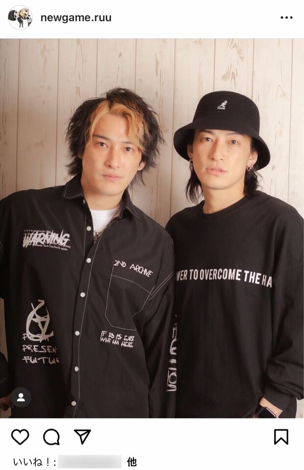 人気インフルエンサーグループ『社会人ですが何か？』左は兄のリー氏、右が弟のルー氏（ルー氏のインスタグラムより）