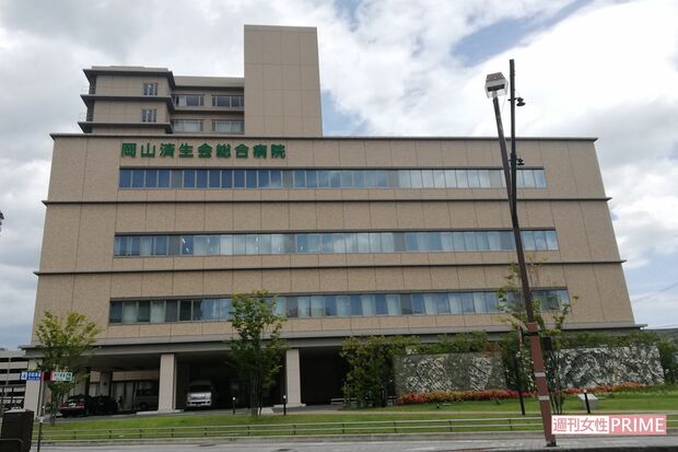 容疑者の勤務先で、事件現場となった岡山済生会総合病院