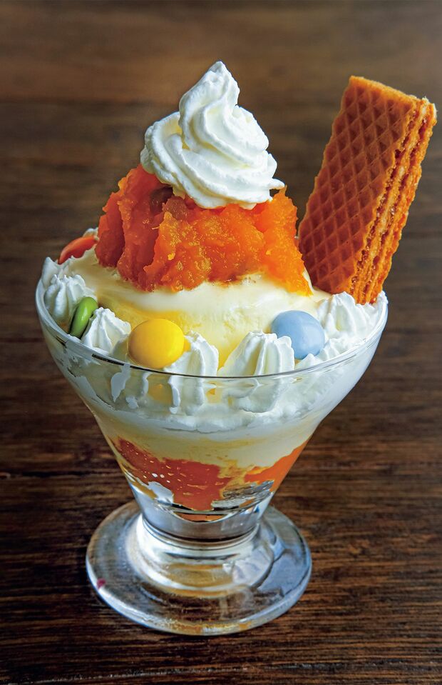 かぼちゃのパフェ