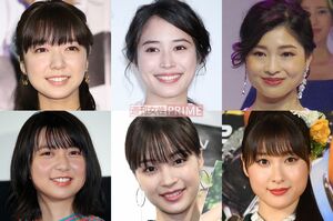 （写真左上から時計回りに）上白石萌音、広瀬アリス、土屋炎伽さん、土屋太鳳、広瀬すず、上白石萌歌