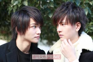 左から三浦宏規、財木琢磨　撮影／森田晃博