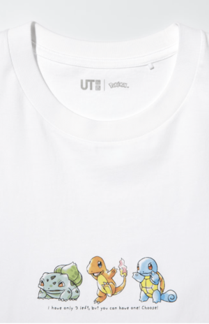 ポケモンとユニクロの最新コラボアイテム（ユニクロ公式サイトより）