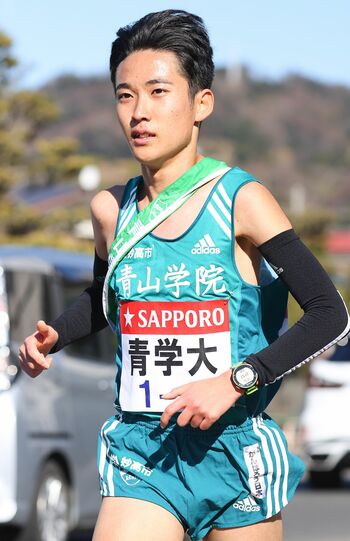 佐藤一世選手●青山学院大4年・総合文化政策学部。出雲、全日本は苦戦するも11月の1万mで自己新　写真／アフロ
