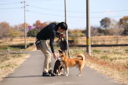 奥田さんと犬たち