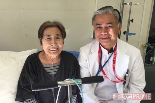 呼吸リハビリテーションの第一人者として活躍する理学療法士、千住秀明先生には絶大な信頼を寄せた