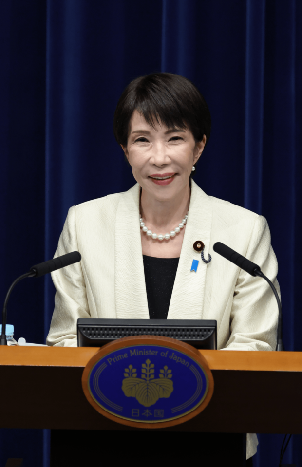 18日、首相官邸で会見を開いた高市早苗内閣総理大臣（撮影／JMPA）