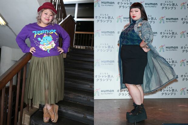 （左）’12年9月に『週刊女性』が取材したときの1枚。この日は私服撮影だったが、当時、仕事で帽子をかぶるコーデをよくしていたので、私服でも取り入れていたそう。（右）'13年12月にはヘアスタイルの変化に合わせて、ファッションも“かっこいい”系にシフト。大瀧さんのスタイリング