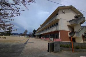 安達さんが通っている南丹市立園部小学校