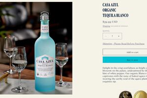 優勝パレードで大谷がラッパ飲みしていたとされるテキーラ（公式ホームページより）