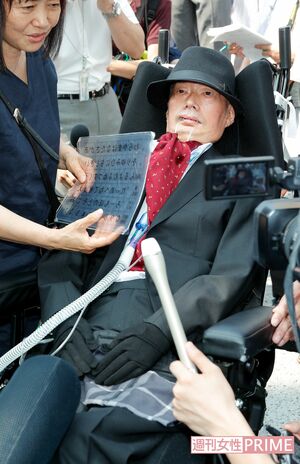 舩後靖彦議員　撮影／伊藤和幸