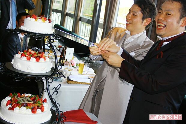 2人の結婚式の参列者ひとりひとりに、ヤヱさんは「いつまでも2人と仲よくしてやってください。お願いします」と声をかけた