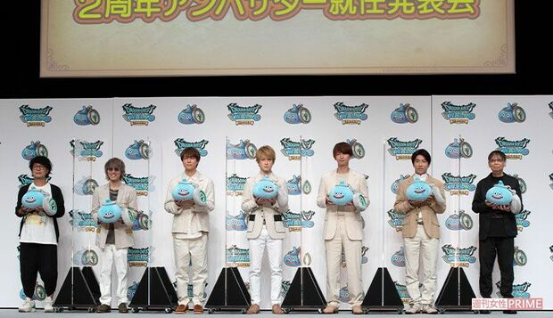 関ジャニ『ドラゴンクエストウォーク』2周年アンバサダー就任発表会（2021年）