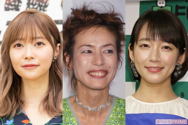 （写真左から）指原莉乃、久本雅美、吉岡里帆