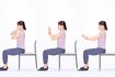 【片ひじ曲げ】1セット×10回