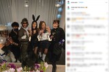 バニーガール姿でハロウィンパーティーを楽しむ写真をアップした森泉（本人のインスタグラムより）