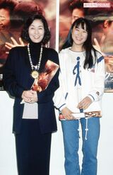 '94年3月、映画『ジョイ・ラック・クラブ』の試写会で樹里と一緒に