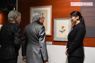 '17年12月、ミュージアムに勤務していた際は上皇ご夫妻がご訪問