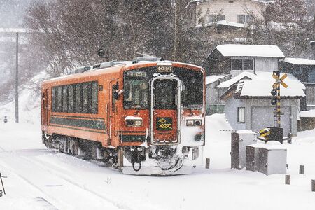 通常は2両編成で、車内にはどこか懐かしい雰囲気が漂う