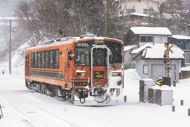 通常は2両編成で、車内にはどこか懐かしい雰囲気が漂う