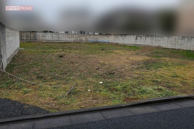 かつて宍戸錠の豪邸が建っていた約3億円の跡地（20201月撮影）