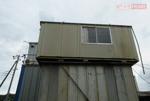 容疑者は解体工事事務所に住み込んでいた