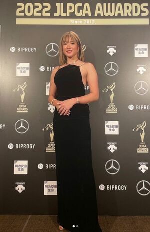 村上宗隆選手との交際が報じられた原英莉花選手（公式インスタグラムより）