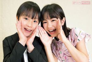 (写真左から)石田星空、清水香帆　撮影／伊藤和幸