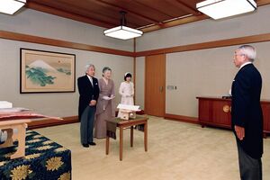 '05年3月、紀宮清子さま（当時）の『納采の儀』。儀式を行うのであれば、小室家も納采の品と使者が必要に