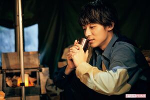 「自分で豆を挽いて、自然の中で飲むコーヒーは格別です。これからのシーズンは汗もかかず虫もいないので、実はキャンプデビューにオススメです」　撮影／廣瀬靖士