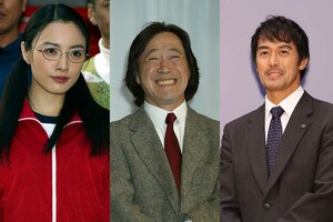(左から仲間由紀恵、武田鉄矢、阿部寛)