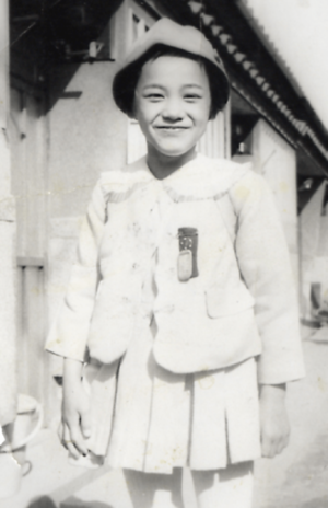 小学校2年生の近藤さん。運動好きで、絵を描くことも得意な人気者だった