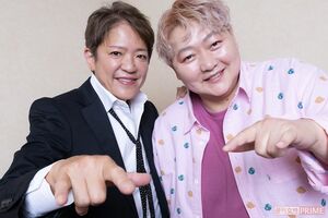 クラッシュ・ギャルズのライオネス飛鳥と長与千種（撮影／矢島泰輔）