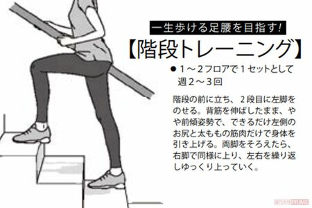 中高年向けトレーニング【階段トレーニング】