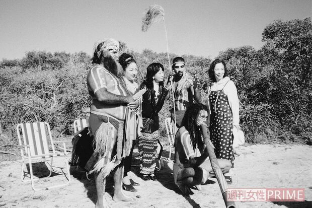 オーストラリア。アボリジニの人たちと