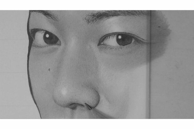 3. 鼻はてっぺんの光り具合や、濃淡だけで表現するため難しいそう