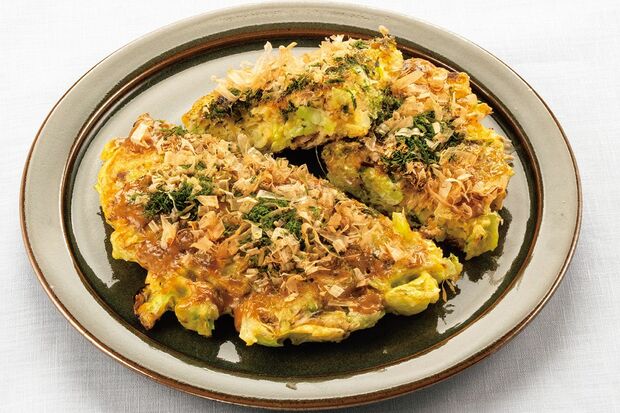 さば缶のお好み焼き 撮影/向村春樹