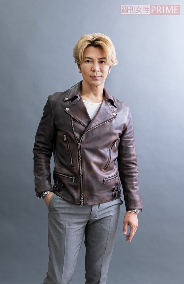 武田真治　撮影／北村史成　ヘアメイク／堀江万智子　スタイリスト／伊藤伸哉