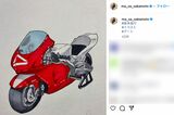 坂本昌行のインスタには本人が描いたと思われる絵の数々が。それらはトニセン経営の喫茶店『喫茶二十世紀』に飾られている（坂本昌行インスタグラムより）