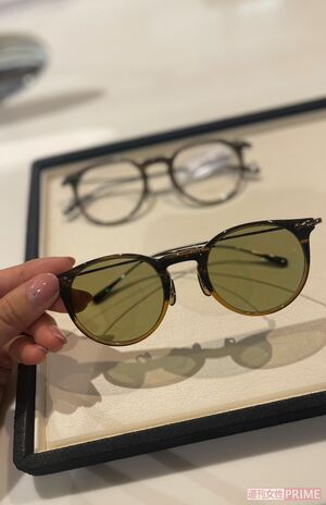 カッコいいサングラスにひと目ぼれ（撮影／加藤綾菜）