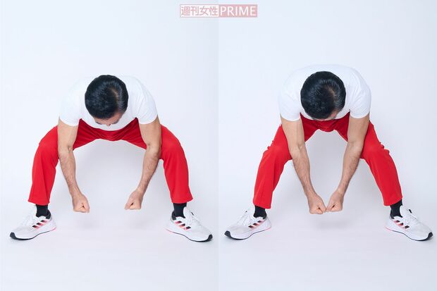 【本山式筋トレ】ひじ・ひざPUSH　撮影／山田智絵