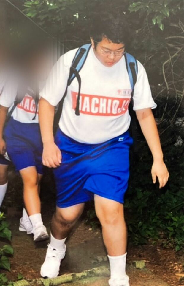 中学時代は地味な存在だったという樺沢容疑者だが、ガッシリした体格は目立っていた（中学校の卒業アルバムより）
