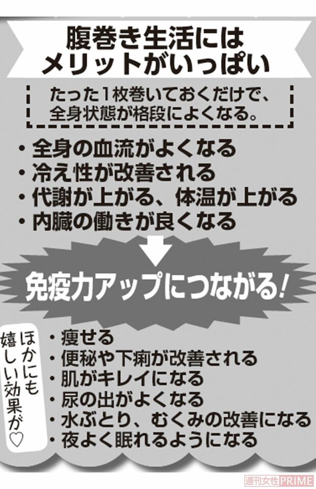 腹巻き生活のメリットとは？