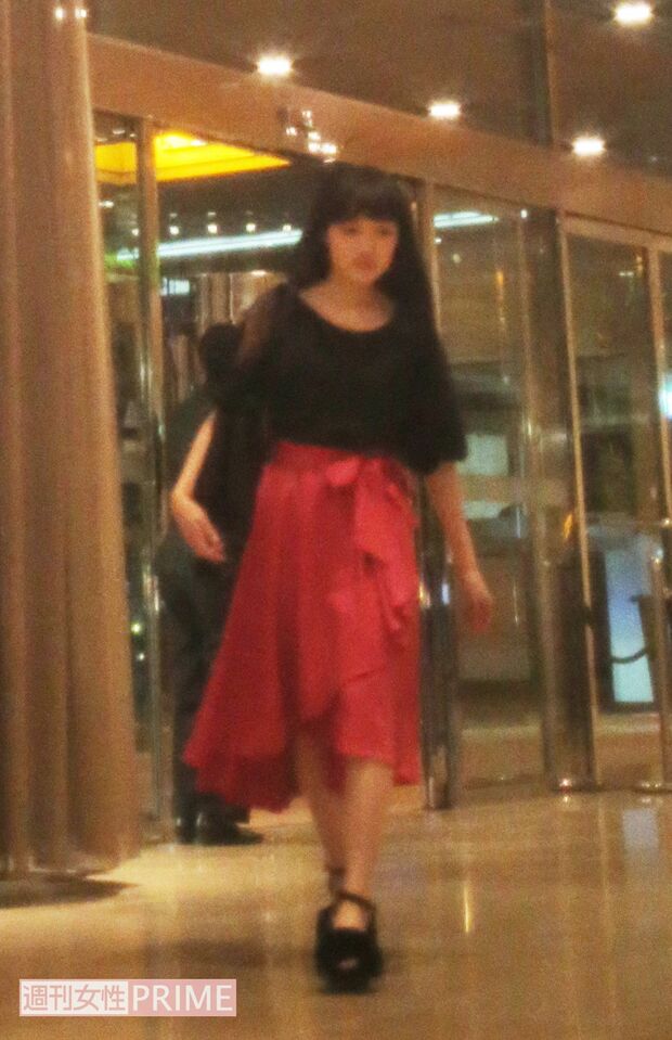 『西郷どん』打ち上げ（1次会）に参加した上白石萌音（'18年）