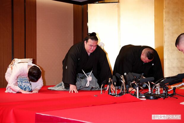 稀勢の里、横綱昇進の伝達式