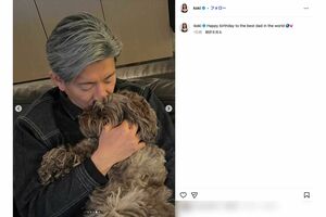 木村拓哉、53歳の誕生日にKoki,が投稿した写真（インスタグラムより）
