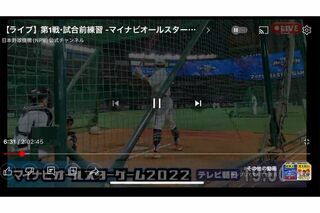 拡散されている問題の動画。『日本野球機構（NPB）チャンネル』の概要が
