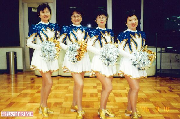 ジャパンポンポンを創立した初期のメンバー。左から2人目が滝野さん
