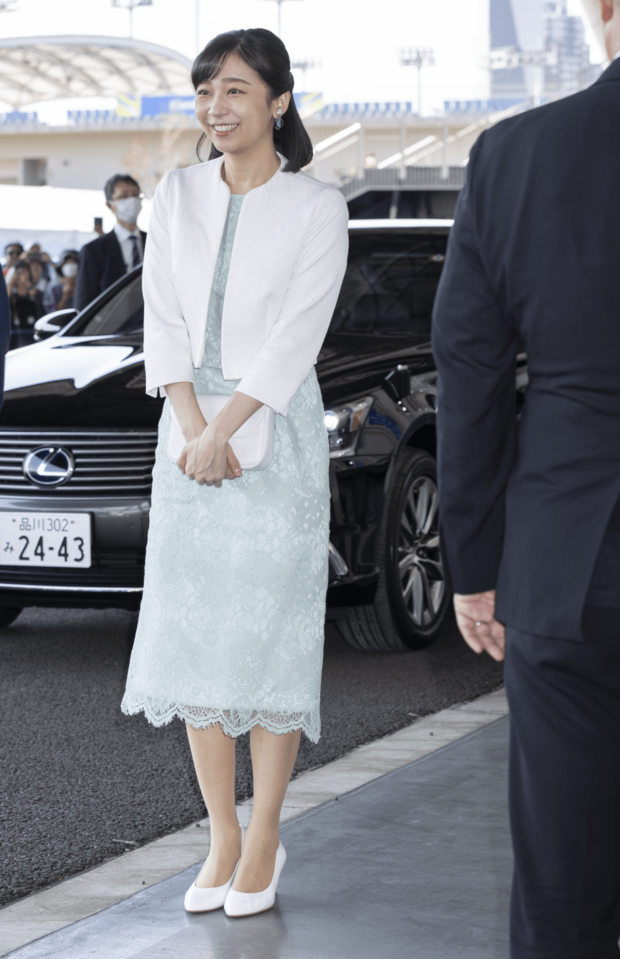 10/18ジャパン・オープンご観戦、日本テニス協会の名誉総裁として『ジャパン・オープン・テニス』をご覧になる佳子さま（撮影／JMPA）